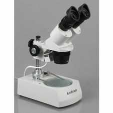 AmScope SE305R-P-LED Forward Binocular Stereo Microscope, WF10x and WF20x picture