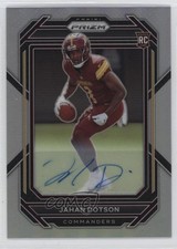 2022 Panini Prizm Rookies Silver Jahan Dotson #312 Rookie Auto RC 1rj5 picture
