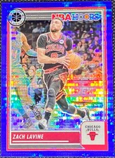 2023-24 Hoops Premium Stock #195 Zach LaVine Blue Pulsar Prizm #d /75 picture