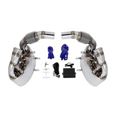Exhaust Valved Silencer Fit For Porsche 911 996 Carrera 1998-2004 Sports Muffler picture