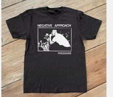 NEGATIVE APPROACH PRESSURE Gift Fan Cotton Black All Size Shirt picture