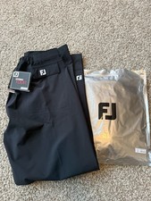 NEW FJ Footjoy Men’s HydroTour Black Rain Pants Size Extra Large XL 37672 picture