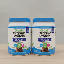 2x 10/26 READ Orgain Organic Vegan Protein Powder + Oat Milk, Chocolate - 20g Pl picture