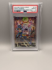 BANDAI 2024 DBS Fusion World  Sparking Zero Energy Marker E-04 Foil PSA 10 picture