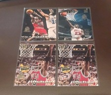 Topps Stadium Club 1992-93 Michael Jordan NBA FINALS WINNER 4-Card Lot picture