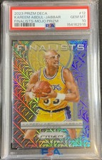 2024-25 Prizm Deca Kareem Abdul-Jabbar PSA 10 Mojo /25 Finalists #12 POP 1 picture