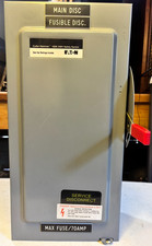 Cutler‑Hammer Eaton DG223NGB 100A 240V Safety Switch Fusible Disconnect Excellen picture
