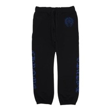 Chrome Hearts Horseshoe Logo Sweatpants Black/Blue picture