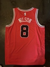 Caleb Wilson Chicago Bulls Icon NBA Red Jersey Size Large New With Tags picture