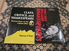 LOT of 2 NOS PAPERBACK BOOK Class, Critics and Shakespeare & WHO WAS WILLIAM? picture