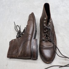 Thursday Boot Mens 9 Ankle Boots Brown Captain Leather Cap Toe Heritage Lace-Up picture