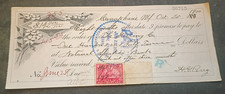 VINTAGE 1900 National Spraker Bank CHECK, BANK NOTE picture