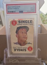 1968 Topps - Game Mickey Mantle #2 picture