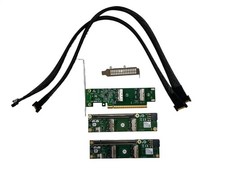  PCIe 5.0 x16 to MCIO 8i SFF-TA-1016 to X8 X8 Bifurcation Adapter Riser Card US picture