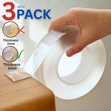 Double Sided Tape Heavy Duty Nano Adhesive Clear Mounting Picture Hanging Strips picture