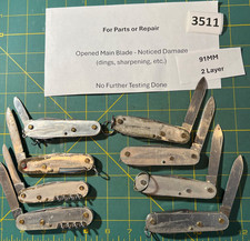 Lot Victorinox Swiss Army Knives Knife 91 MM, Damaged Parts Repair (3511 picture