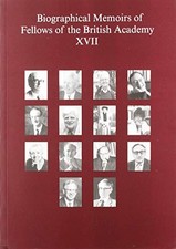 Biographical Memoirs of Fellows of the British Academy, XVII picture