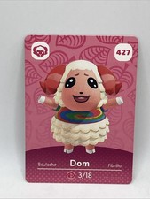 DOM 427 Animal Crossing Amiibo Authentic Nintendo Mint Card From Series 5 picture