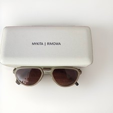MYKITA RIMOWA MR006 Aviator Sunglasses Olive Khaki Green Brown Lens 53-19-140 picture