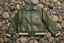 AUTHENTIC AVIREX MENS LIMITED EDITION WORLD SERIES JACKET NAVY NEW ALL SIZES picture