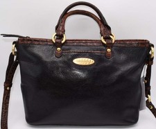Brahmin Mini Arno Satchel Bag in Tuscan Tri-Texture picture
