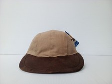WATERSHIP HAT CAP Cotton  - Leather Brim & Strap USA Made S/M NOS picture