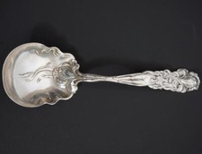 Alvin Silver RAPHAEL 1902 Solid Sterling Silver  147g Serving Spoon, 9