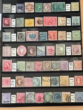 British Colonies 1860-1902 Queen Victoria Mint & Used in Stock Sheet 5B1021S picture