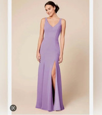 Dear Cleo Melanie Dress Lavender Bridesmaid Wedding Formal Purple Prom Sz 2 NWT picture