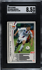 2005-06 Panini WCCF #092 KARIM BENZEMA Rookie SGC 8.5 picture