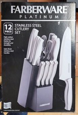 Farberware Platinum 12pc Stainless Steel Cutlery Set Black picture