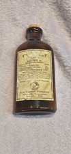 Vintage 1970 Upjohn Pharmaceuticals 4 Oz. Cheracol Collector’s Bottle picture