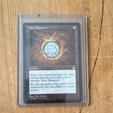 MTG Stronghold Mox Diamond Artifact Rare English 1998 Dan Frazier picture
