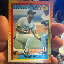 Topps Frank Thomas 1990 #414 Name on Front Rookie Draft Pick White Sox MLB picture