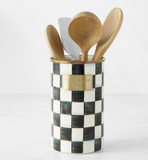 MacKenzie-Childs Courtly Check Utensil Holder picture