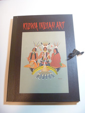Kiowa Indian Art: Watercolor Painting Full Collection-Bell Editions #207 Signed picture