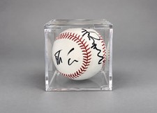 PHISH Autographed Trey & Mike official MLB Ball 2009 Fenway - PSA Certified COA picture