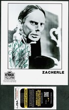 John Zacherle Signed Autographed 8x10 Photo JSA Cert Zacherley Horror TV Host picture