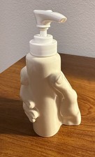 RARE Nancy Funk Ceramics Hand Soap Pump Dispenser - NF Mark, 7