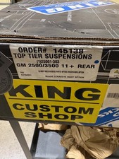 OPEN BOX - King 11+ 2500/3500 Piggyback rear shocks (Black & Gold) picture