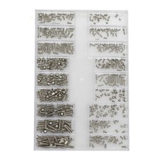 18 Different Sizes Silver Mini Steel Screws For Watch Back Case Or Eyeglasses A picture