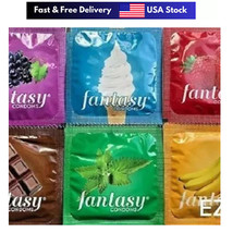 48 Preservativos Masculinos Condones de Sabores Hombre Accesorios Sexo El Pene picture