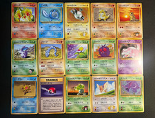 15 Vintage Japanese Pokemon Cards Lot Old Back 1996-2000 Pocket Monsters       2 picture