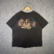 Vintage Concrete Blonde Shirt Mens Large Black 80s 1989 Band Tee Sun Moon Rare picture