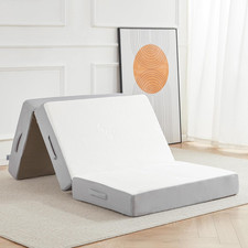 Folding Mattress, 6 Inch Memory Foam Tri-Fold Mattress with Breathable & Washabl picture