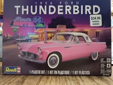 REVELL 1956 PINK FORD THUNDERBIRD 1:24 SCALE MODEL KIT picture