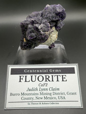 Centennial Gems Fluorite (CaF2) Specimen, Judith Lynn Claim, New Mexico picture