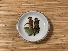 Golf Mottahedeh Society Of Golfers Luncheon Plates. Set Of 4. Hard To Find. picture