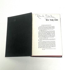 Vintage 1953 Catholic Holy Bible Confraternity Douay Version Benziger Brothers picture