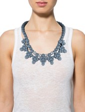 EK Thongprasert Innocent Sky Bead Necklace with Tags Designer Statement Jewelry* picture